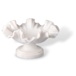 Urli with flower pattern with stand