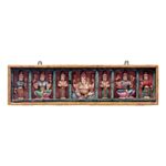 The wooden frame of Ganesh Ji