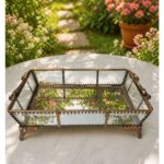 Vintage Mirror Display Tray