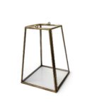 Modern transparent glass decorative vase for home decor with elegant contemporary design
